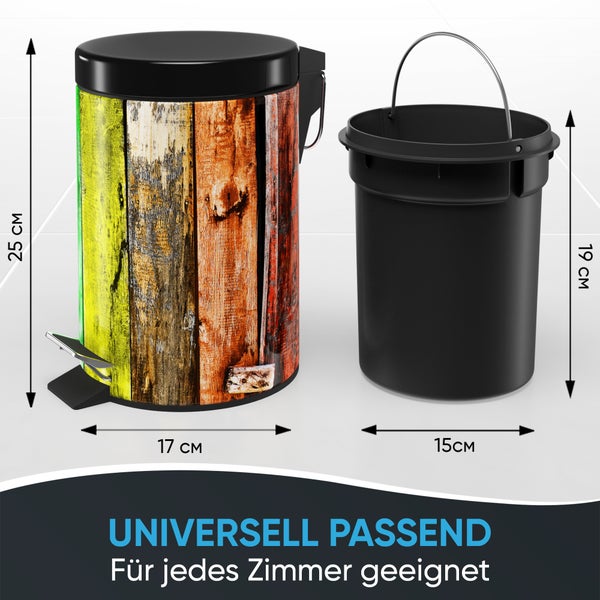 Sanilo Kosmetikeimer 3L mit Absenkautomatik Rainbow