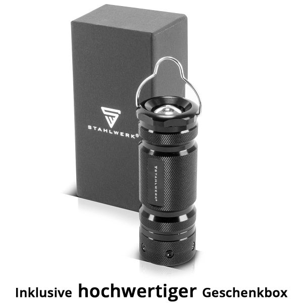 Stahlwerk Taschenlampe mit Geschenkbox