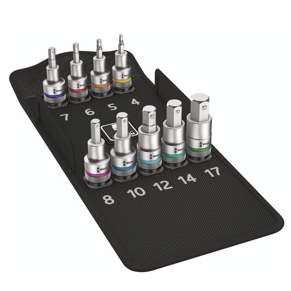 Wera Schraubwerkzeug Steckschlüsselsatz mit Aufbewahrungstasche