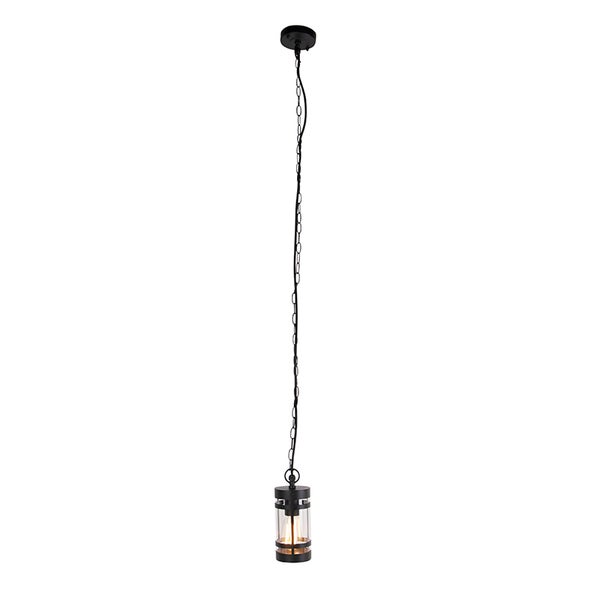 Moderne Outdoor Hängelampe schwarz IP44 - Gleam