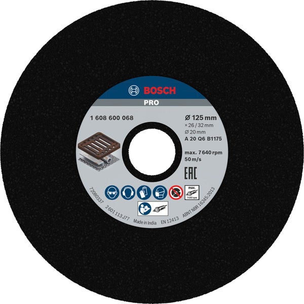 Bosch Trennscheibe mit 125 Millimeter Durchmesser