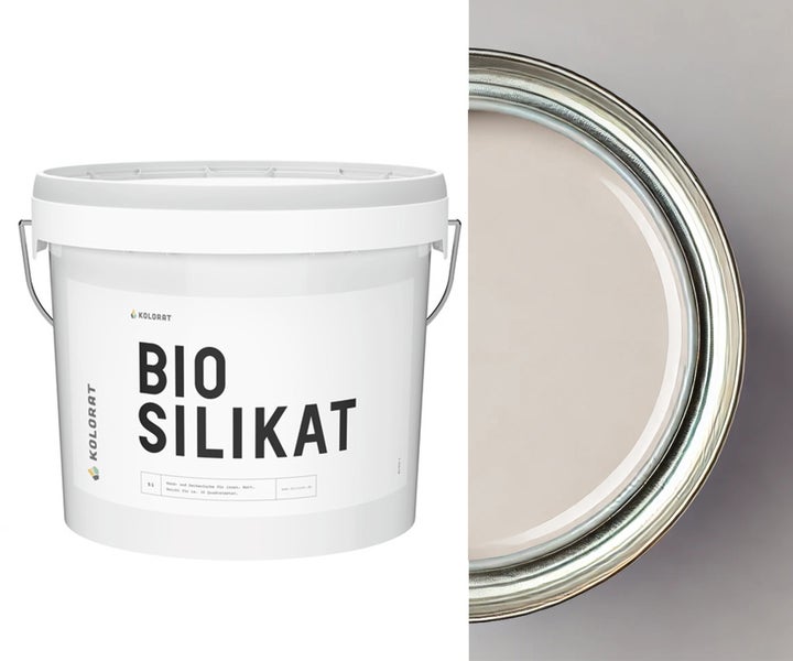 Kolorat Wandfarbe Bio-Silikat – Helles Beige K/5-9-16-1/T – 2.5L  Matte Wand- & Deckenfarbe auf Silikatbasis, atmungsaktiv, allergikerfreundlich, frei von Konservierungsmitteln, geruchsarm, leichte Verarbeitung. Hochwertige Innenfarbe für alle Räume.