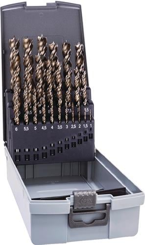 Bohrerset mit Steinbohrern in einer Aufbewahrungsbox