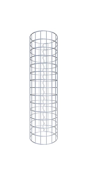 Gabionensäule Durchmesser 27 cm MW 5 x 5 cm rund - Höhe: 70 cm