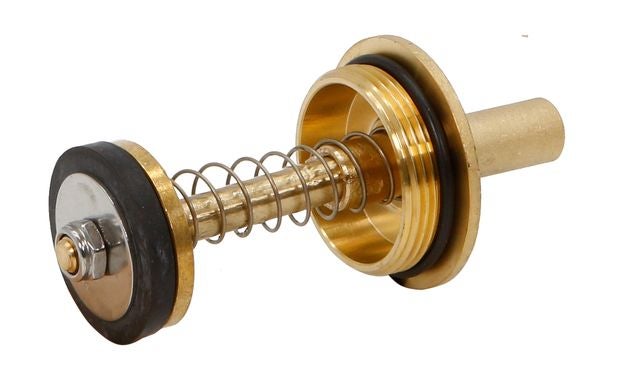 Messing-Entleerungsventil mit Feder und Gummidichtung für Sanitärinstallationen