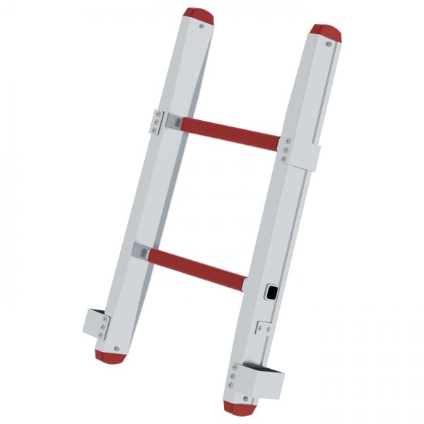 Aluminium-Leiter mit Sprossen