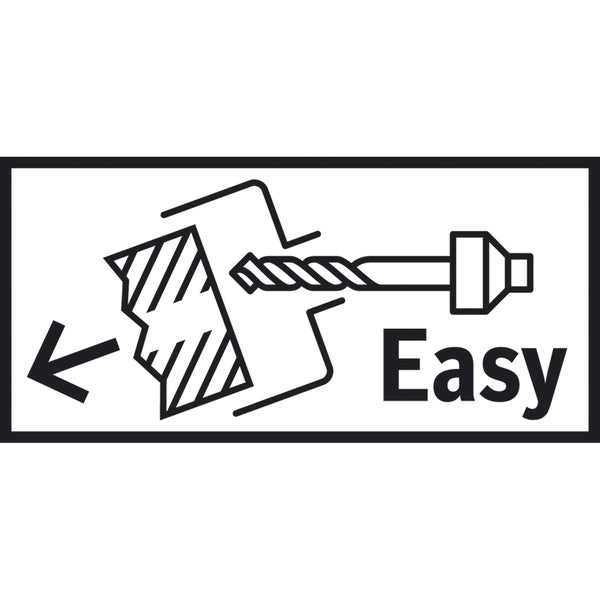 Symbol für einfaches Bohren