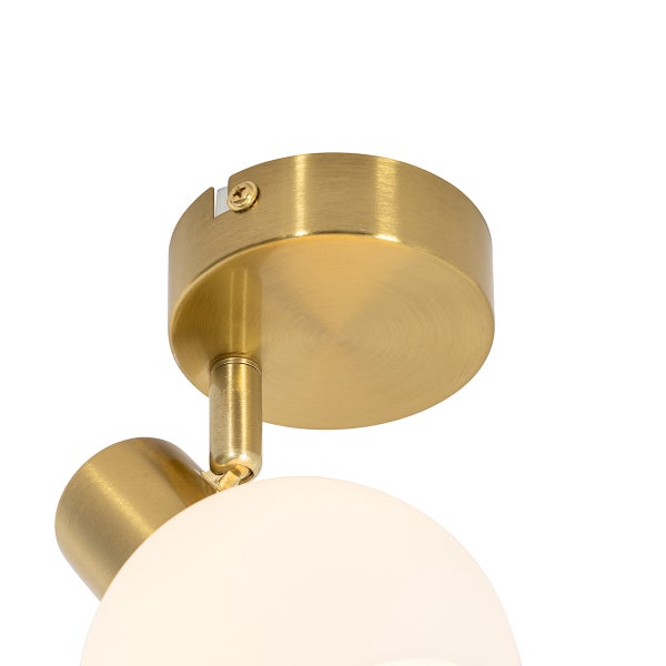 Deckenleuchte aus Metall mit einem Licht