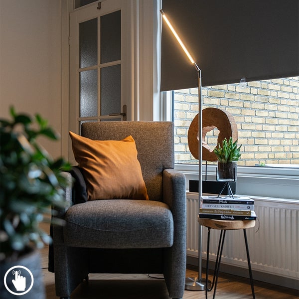 Moderne Stehleuchte aus Stahl inkl. LED - Berdien