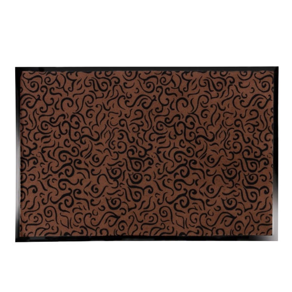 FLOORDIREKT Sauberlaufmatte Brasil - Türvorleger Individuell einsetzbar - 90 x 120 cm - Braun