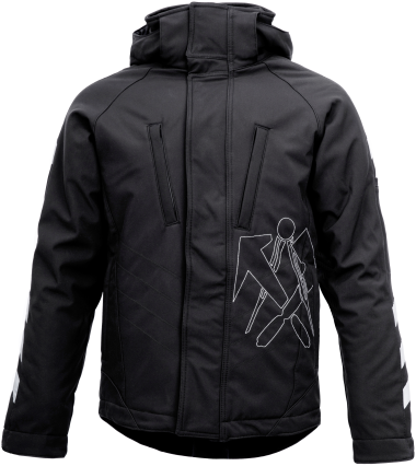 JOB-Dachdecker-Winter-Soft Shell Jacke KENNETH schwarz Gr. XXL