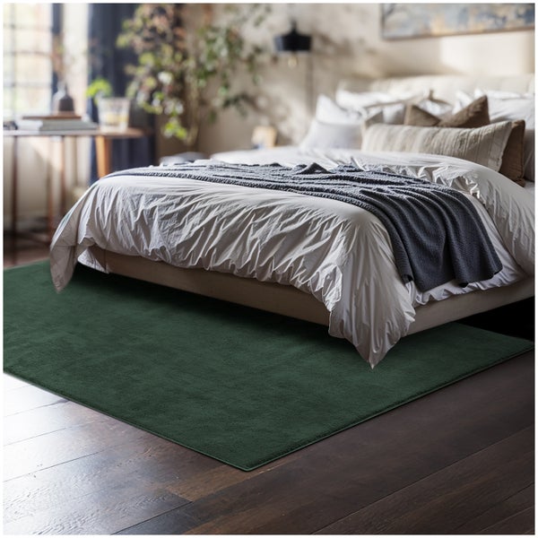 Kurzflorteppich tectake rutschfeste Unterseite verschiedene Größen und Farben 120 x 170 cm