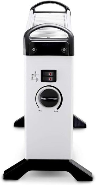 JUNG HOTSE Konvektor Heizung weiss Elektrisch mit Thermostat, Heizgerät 2000 Watt Energiesparend, mobile Elektroheizung für Räume bis 30qm, Elektrische Heizgerät Mobil