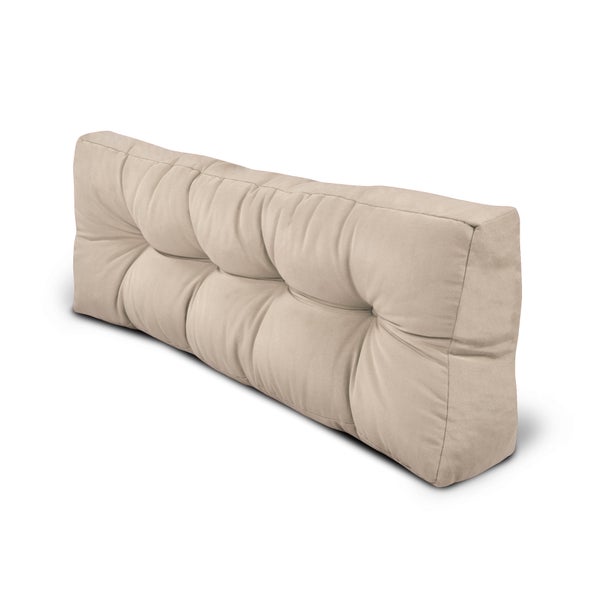 Beautissu ECO Style Palettenkissen Rücken 120x40x10cm Natur