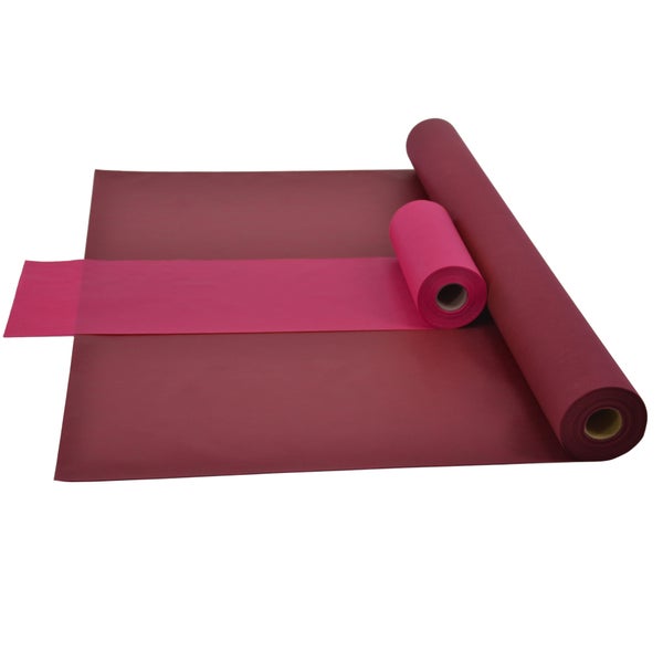 Sensalux Kombi-Set 1 Tischdeckenrolle 1m x 25m bordeaux + Tischläufer 30cm beere