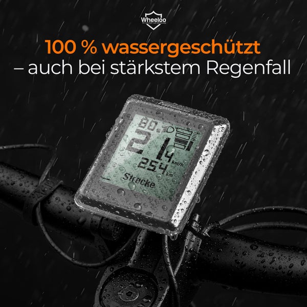 Wheeloo Bosch Intuvia 100 Displayschutz I Ebike Schutzhülle transparent & wasserabweisend I E Bike Display Schutz Zubehör für Fahrradcomputer Abdeckung