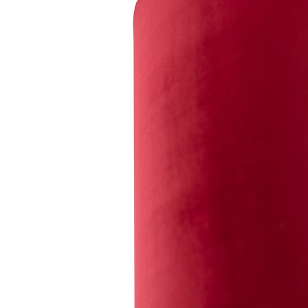 Samt Lampenschirm Rot 40/40/40 mit goldener Innenseite