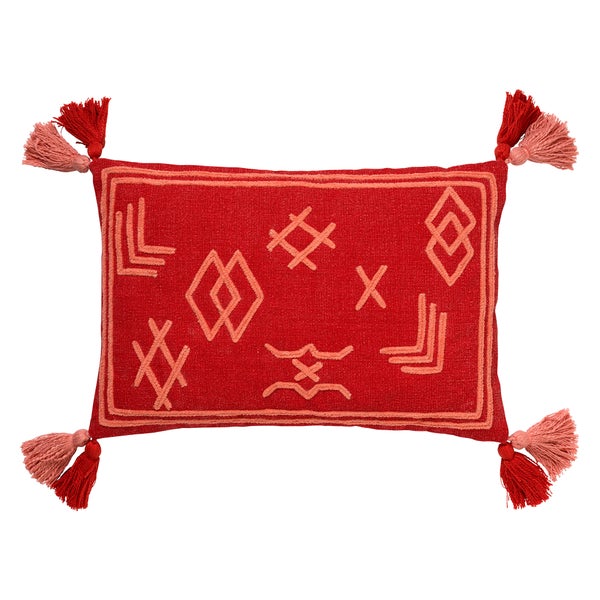 Zola Dekokissen - Aztec 40x60 cm, Rot