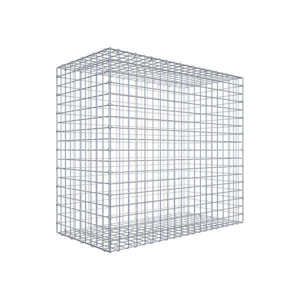 Gabione 100 cm x 90 cm x 50 cm (L x H x T), Maschenweite 5 cm x 5 cm, C-Ring