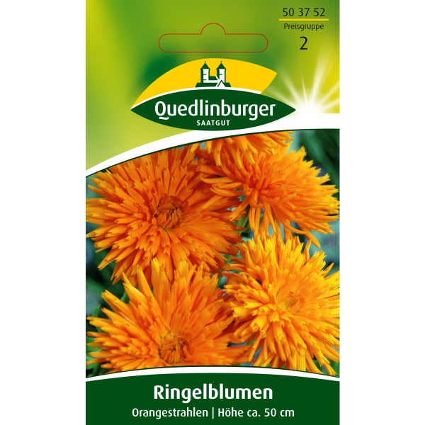 Ringelblumen Orangestrahlen Samen von Quedlinburger SAATGUT