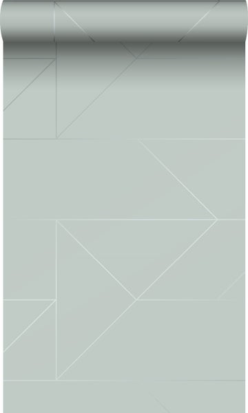 Tapetenrolle mit geometrischem Muster zur Wandgestaltung