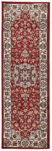 Gewebter Teppich im Orient-Design Hamadan Rot 80x250 cm