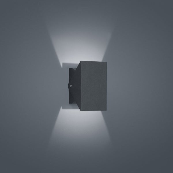 LED Wandleuchte Free in graphit 9W 936lm Lichtaustritt verstellbar IP54