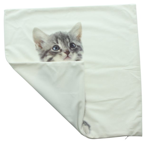 FRANK FLECHTWAREN | Kissenhülle Kitty, POLYESTER, 45 x 45 cm