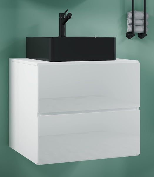 2-tlg. Waschplatz Waschtisch Lendas S Schublade BL