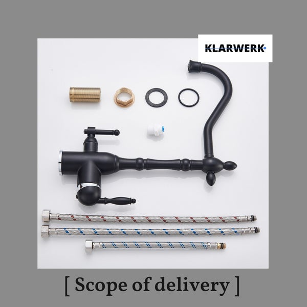 Küchenarmatur mit drei Wegen