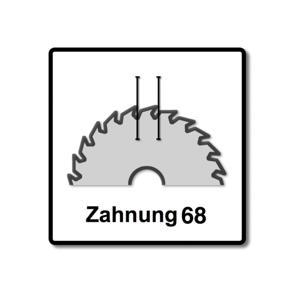 3x Festool Spezial Kreissägeblatt TF68 Alu Kunststoff 260 x 2,4 x 30 mm ( 494607 ) 260 mm 68 Zähne für KS 88 120