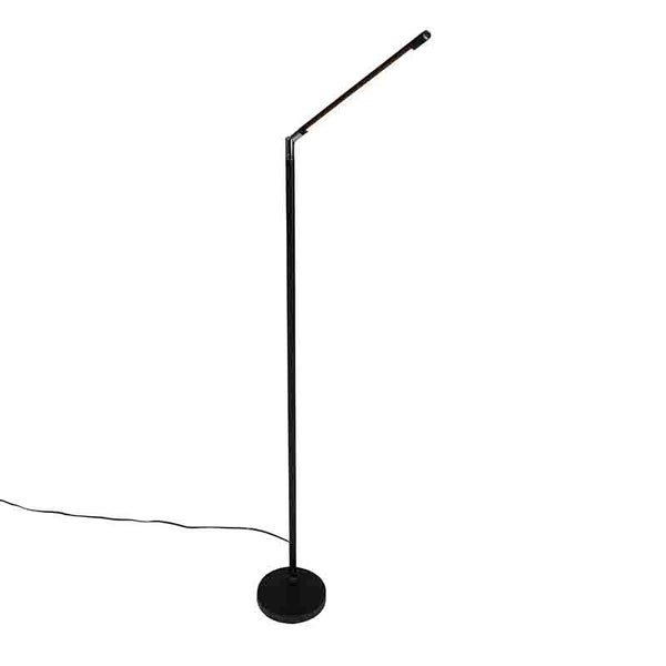 Stehleuchte mit rundem Fuß und Stab