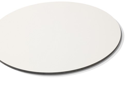 Smit Visual Design rahmenloses Whiteboard – Rund – Weiß – 58 cm
