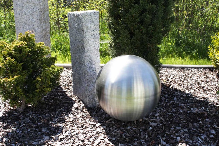Edelstahlkugel Gartenkugel Dekokugel SferaInox 35cm matt 10976