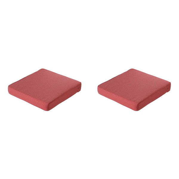 Lounge Profi-Line Sitzkissen Manchester rot - ca. 60x60 cm - 2er-Set