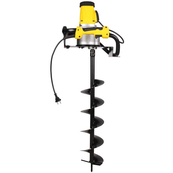 Elektro Erdbohrer Texas EA1200 – 150 mm Bohrdurchmesser, 1200 W Motor, 80 cm Tiefe, Ein-Mann-Bodenbohrer mit Griffsystem