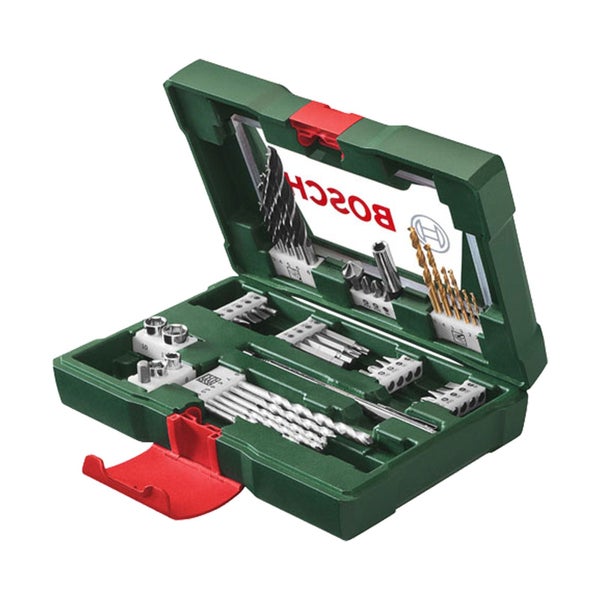 Bohrer Set in geöffnetem Koffer