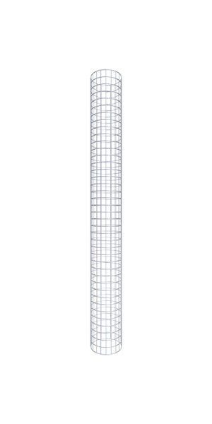 Gabionensäule Durchmesser 32 cm MW 5 x 5 cm rund - Höhe: 200 cm
