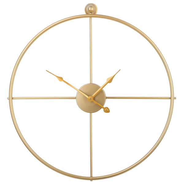 Abbildung einer Uhr mit den Maßen Durchmesser 30 cm, Durchmesser Ziffernblatt 28 cm, Höhe 48 cm