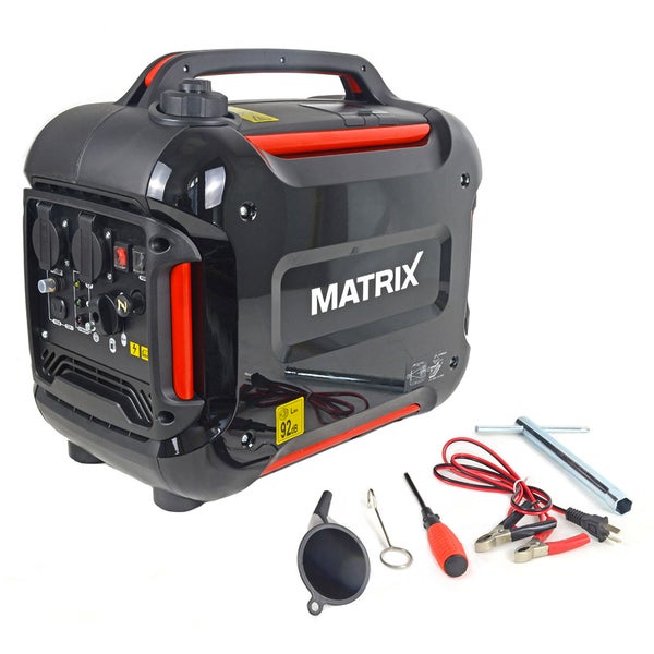 Inverter Stromerzeuger Matrix PG 2000i-2 – Benzin, 2000 Watt, leise, tragbar