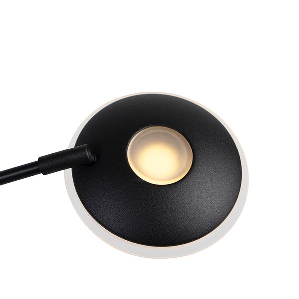 Nahaufnahme einer LED-Lampe mit rundem Lampenkopf