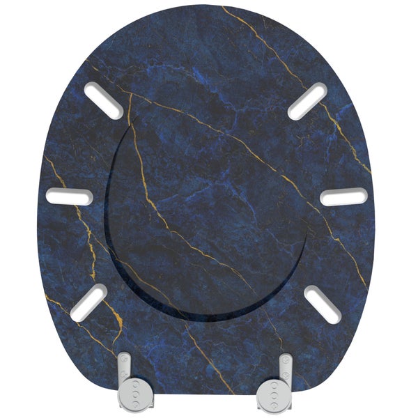 WC-Sitz Marmor Darkblue