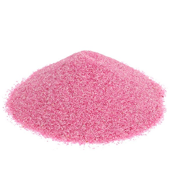 Feiner rosa Dekosand zum Basteln und Dekorieren.