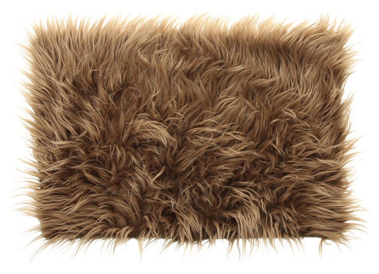 FRANK FLECHTWAREN | Dekofell Brown, POLYACRYL, POLYESTER, 30 x 45 cm