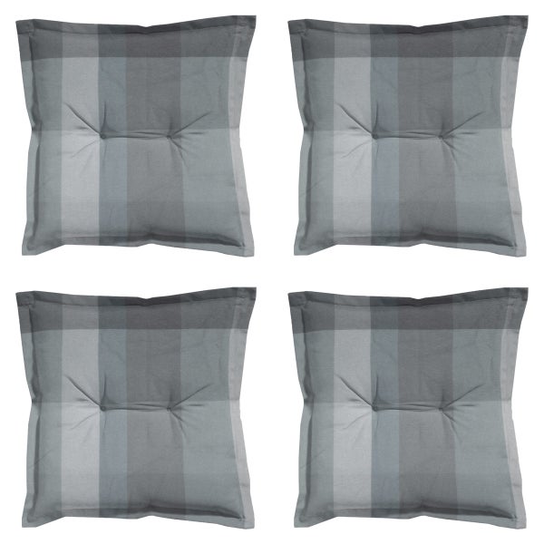 Sitzkissen Sya grau - Ca. 50x50 cm - 4er-Set
