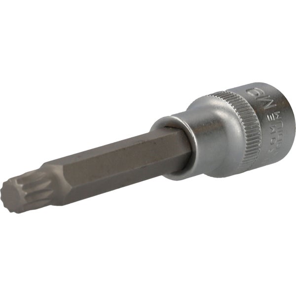 BRILLIANT TOOLS 1/2 Vielzahn-Bit-Stecknuss 100 mm lang M9 - BT022943