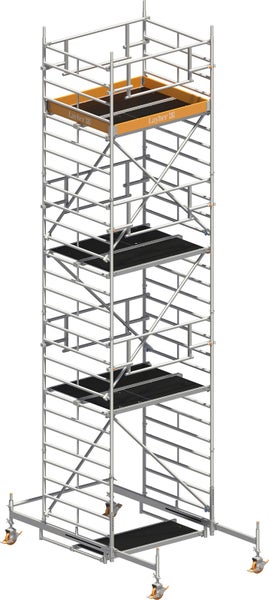 Rollgerüst mit mehreren Plattformen