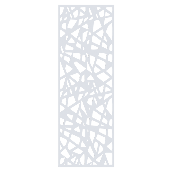 GartenLand Designelement Scalea ca. 60x174 cm Aluminium Silber