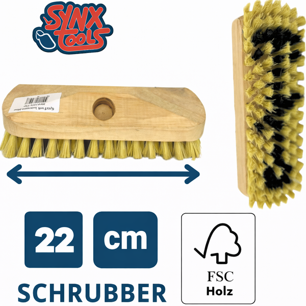 Schrubber aus Holz, 22 cm, mit FSC Siegel