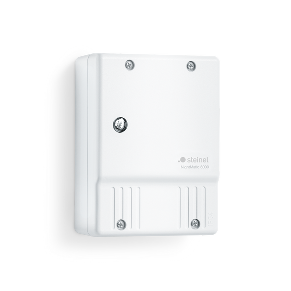 Steinel NightMatic 3000 Dämmerungsschalter zur Wandmontage für den Außenbereich mit Schutzart IP54